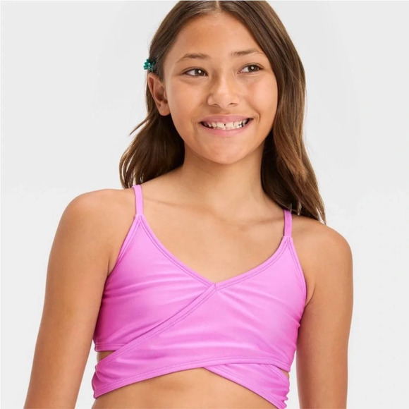 Art Class it’s a wrap purple bikini set size 14 NEW - Picture 4 of 5